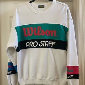 Vintage Wilson Sporting Goods Crew Sweater
